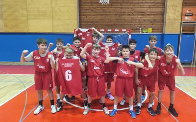 Mlajši učenci občinski prvaki v košarki